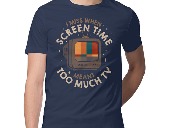 Screen Time Meant Too Much TV