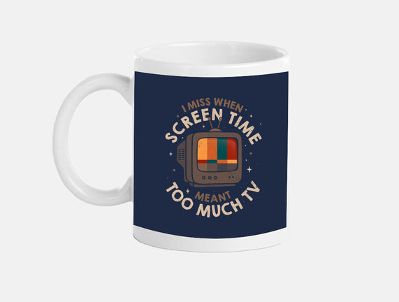 Screen Time Meant Too Much TV