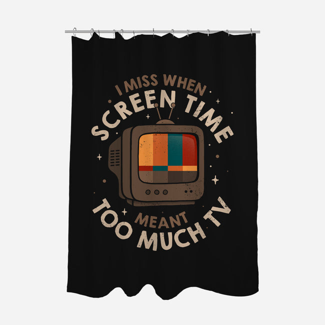 Screen Time Meant Too Much TV-None-Polyester-Shower Curtain-koalastudio
