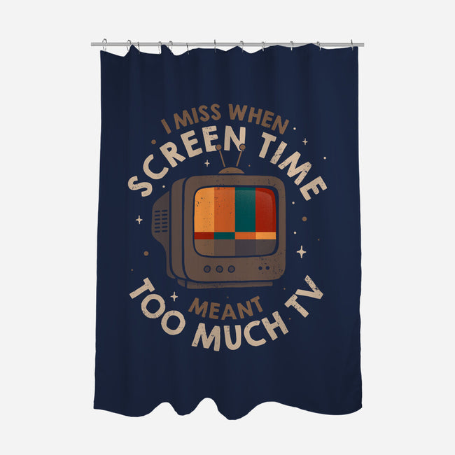 Screen Time Meant Too Much TV-None-Polyester-Shower Curtain-koalastudio
