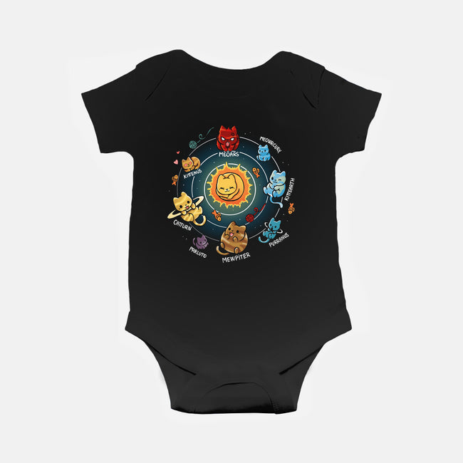 Solar System Kittens-Baby-Basic-Onesie-Vallina84