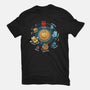 Solar System Kittens-Unisex-Basic-Tee-Vallina84