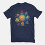 Solar System Kittens-Womens-Fitted-Tee-Vallina84