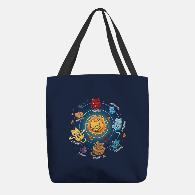 Solar System Kittens-None-Basic Tote-Bag-Vallina84