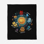 Solar System Kittens-None-Fleece-Blanket-Vallina84