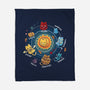 Solar System Kittens-None-Fleece-Blanket-Vallina84