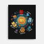 Solar System Kittens-None-Stretched-Canvas-Vallina84
