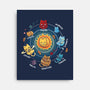 Solar System Kittens-None-Stretched-Canvas-Vallina84