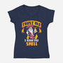 Trust Me I Read The Spell-Womens-V-Neck-Tee-Nemons