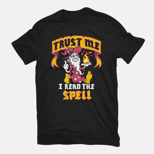 Trust Me I Read The Spell-Unisex-Basic-Tee-Nemons