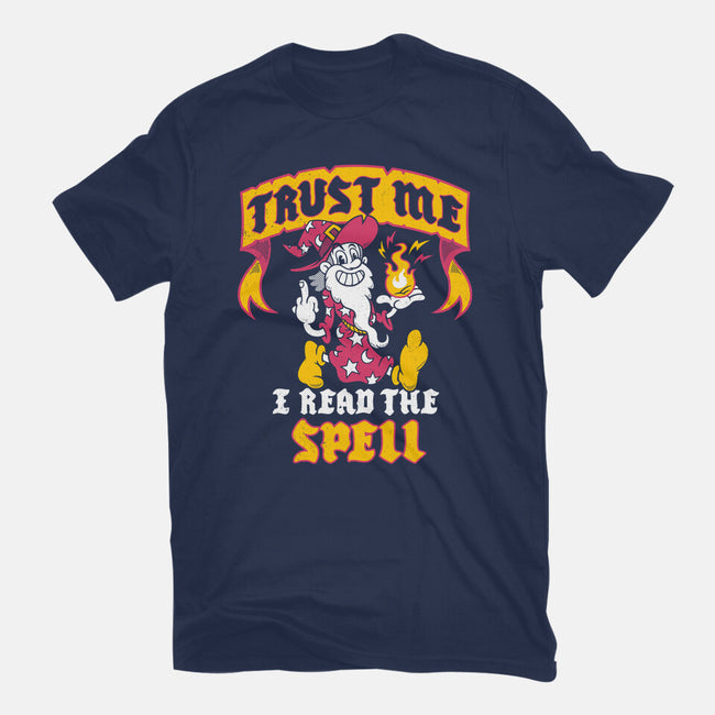 Trust Me I Read The Spell-Womens-Fitted-Tee-Nemons