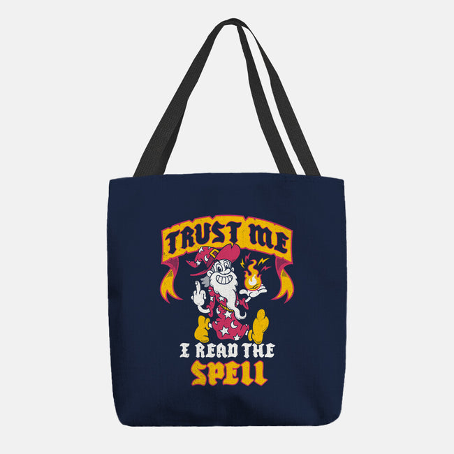 Trust Me I Read The Spell-None-Basic Tote-Bag-Nemons
