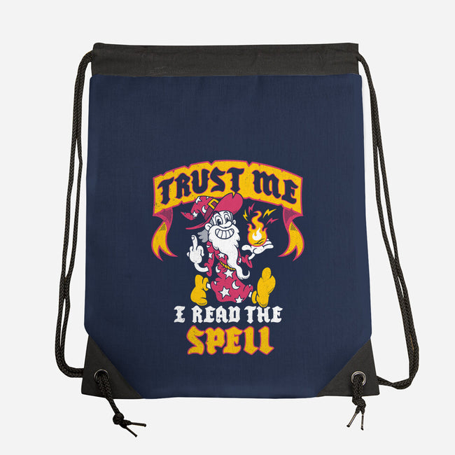 Trust Me I Read The Spell-None-Drawstring-Bag-Nemons