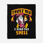 Trust Me I Read The Spell-None-Fleece-Blanket-Nemons