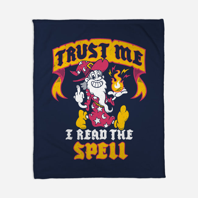Trust Me I Read The Spell-None-Fleece-Blanket-Nemons