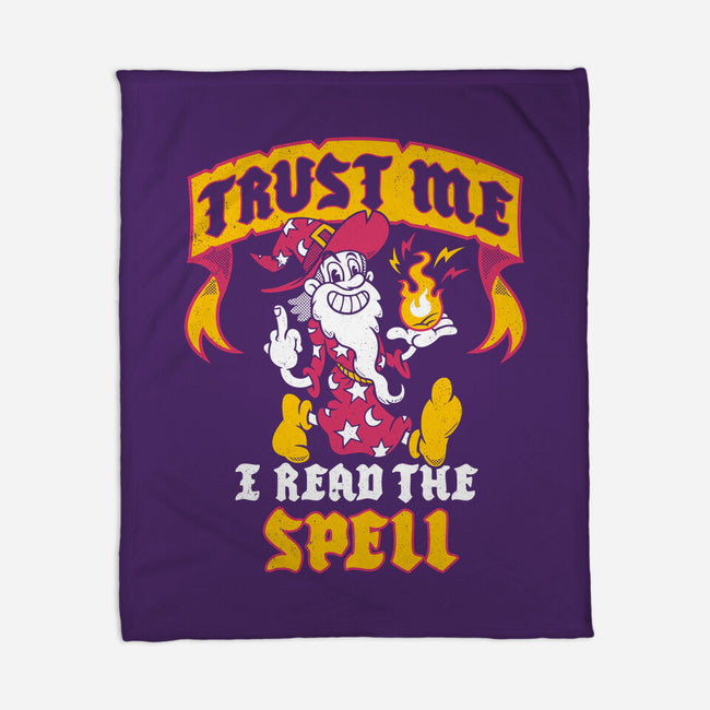 Trust Me I Read The Spell-None-Fleece-Blanket-Nemons