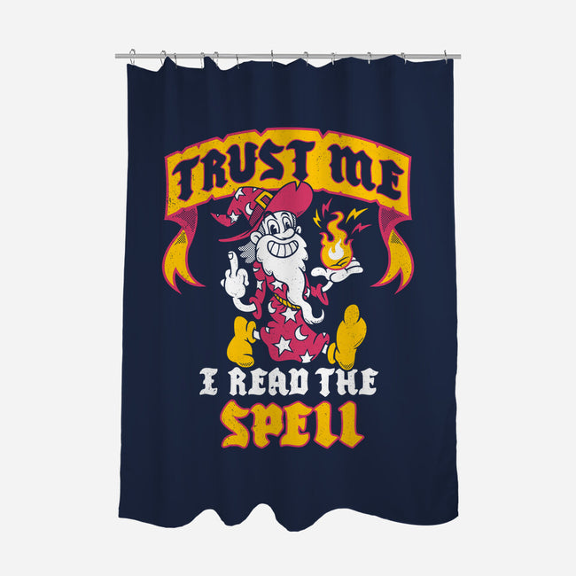 Trust Me I Read The Spell-None-Polyester-Shower Curtain-Nemons