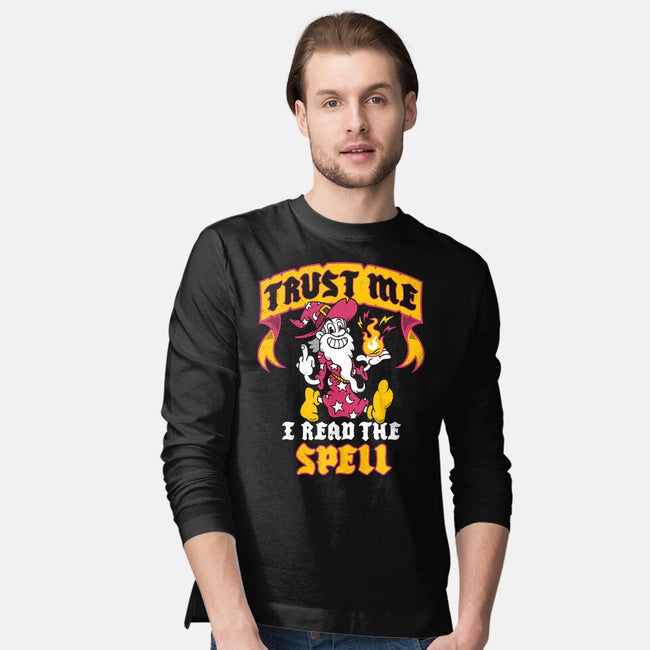 Trust Me I Read The Spell-Mens-Long Sleeved-Tee-Nemons