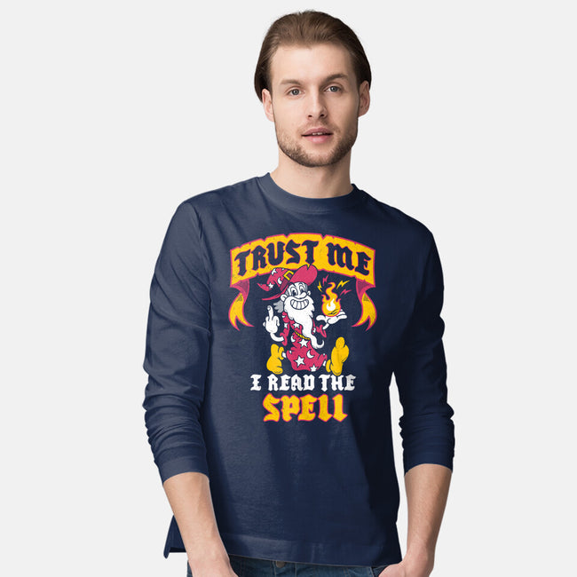 Trust Me I Read The Spell-Mens-Long Sleeved-Tee-Nemons
