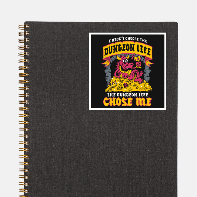 Dungeon Life Chose Me-None-Glossy-Sticker-Nemons