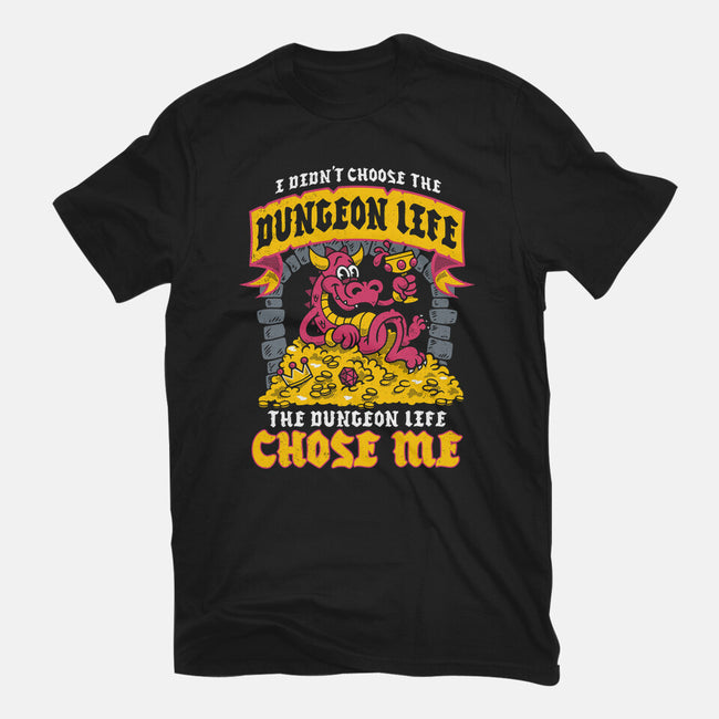 Dungeon Life Chose Me-Mens-Basic-Tee-Nemons