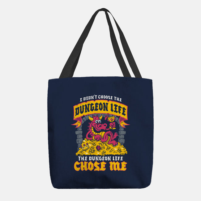 Dungeon Life Chose Me-None-Basic Tote-Bag-Nemons
