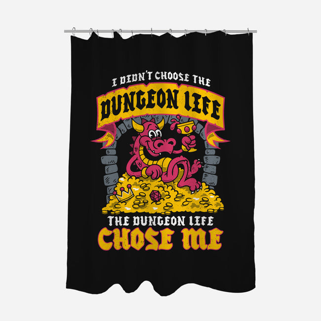 Dungeon Life Chose Me-None-Polyester-Shower Curtain-Nemons