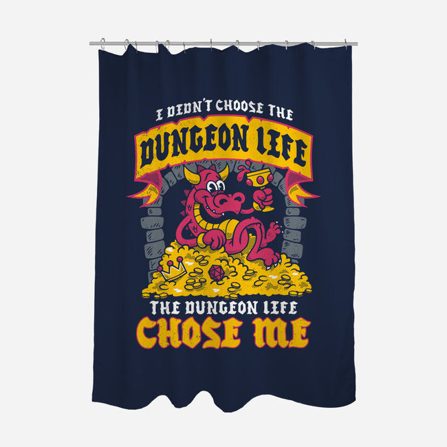 Dungeon Life Chose Me-None-Polyester-Shower Curtain-Nemons