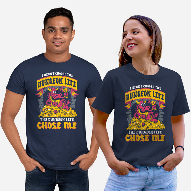 Dungeon Life Chose Me-Unisex-Basic-Tee-Nemons