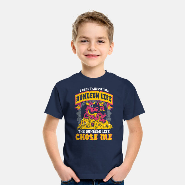 Dungeon Life Chose Me-Youth-Basic-Tee-Nemons