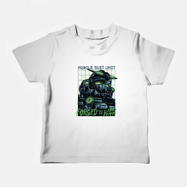 Forged In War-Baby-Basic-Tee-glitchygorilla
