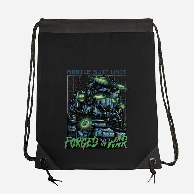 Forged In War-None-Drawstring-Bag-glitchygorilla