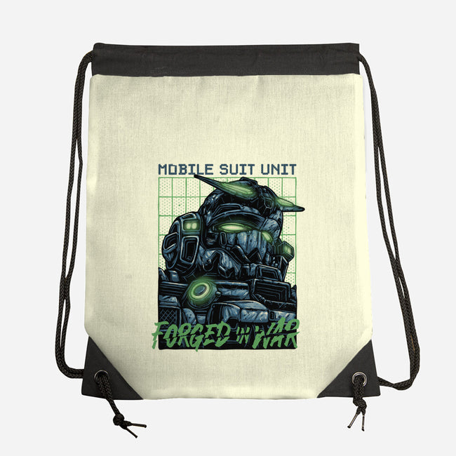 Forged In War-None-Drawstring-Bag-glitchygorilla