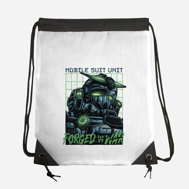 Forged In War-None-Drawstring-Bag-glitchygorilla