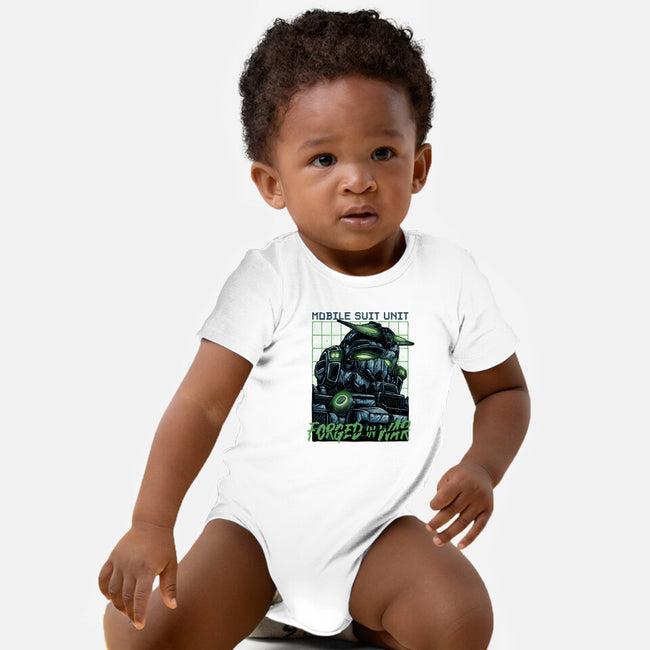 Forged In War-Baby-Basic-Onesie-glitchygorilla