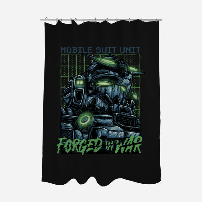 Forged In War-None-Polyester-Shower Curtain-glitchygorilla