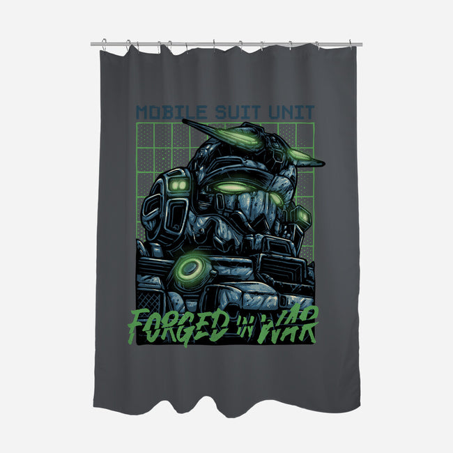 Forged In War-None-Polyester-Shower Curtain-glitchygorilla