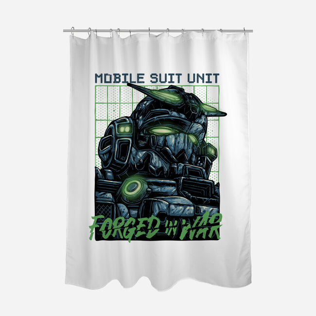 Forged In War-None-Polyester-Shower Curtain-glitchygorilla