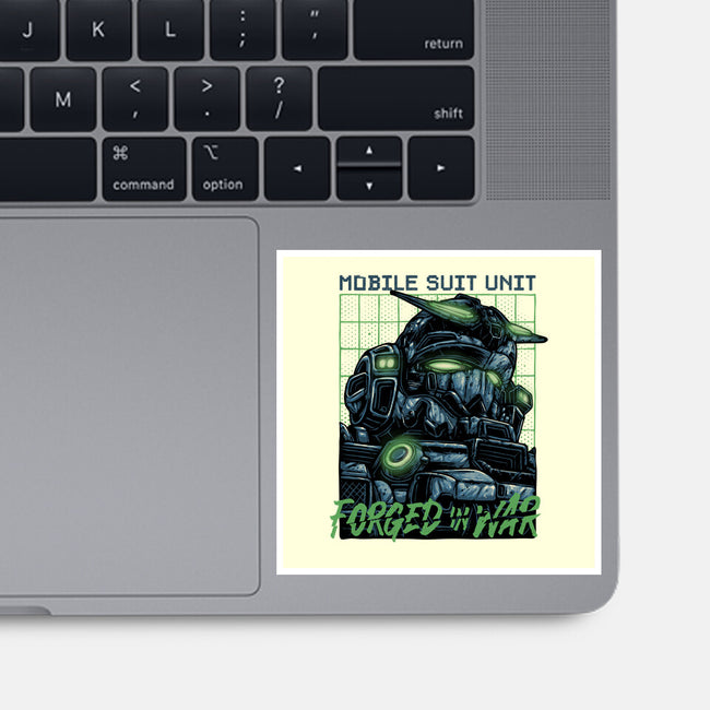 Forged In War-None-Glossy-Sticker-glitchygorilla