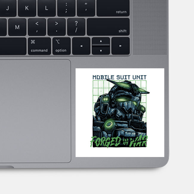 Forged In War-None-Glossy-Sticker-glitchygorilla