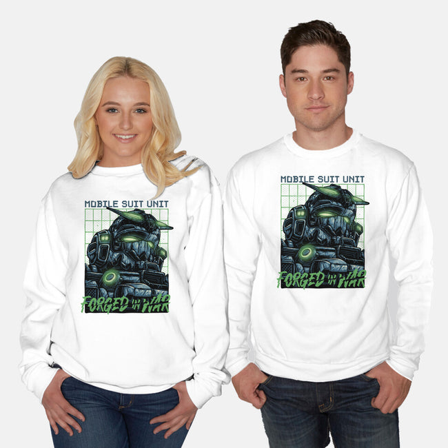 Forged In War-Unisex-Crew Neck-Sweatshirt-glitchygorilla