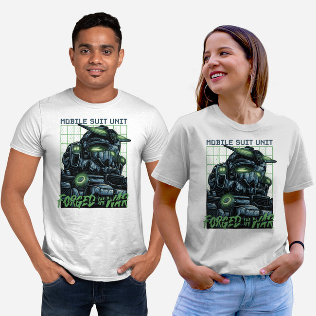 Forged In War-Unisex-Basic-Tee-glitchygorilla