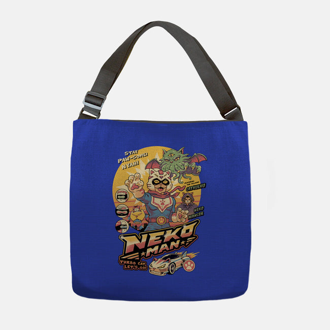 Neko Man-None-Adjustable Tote-Bag-vp021