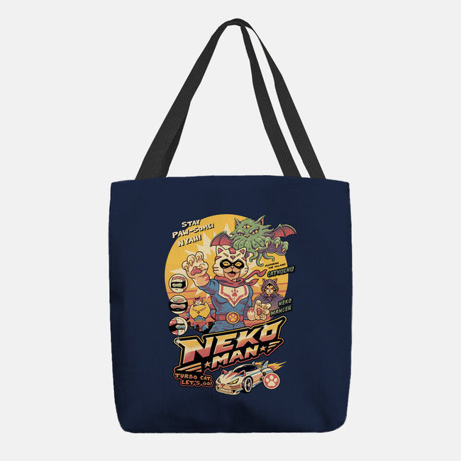 Neko Man-None-Basic Tote-Bag-vp021