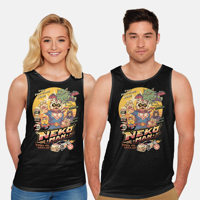 Neko Man-Unisex-Basic-Tank-vp021