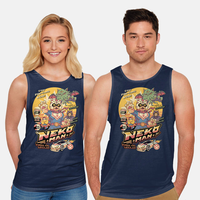 Neko Man-Unisex-Basic-Tank-vp021