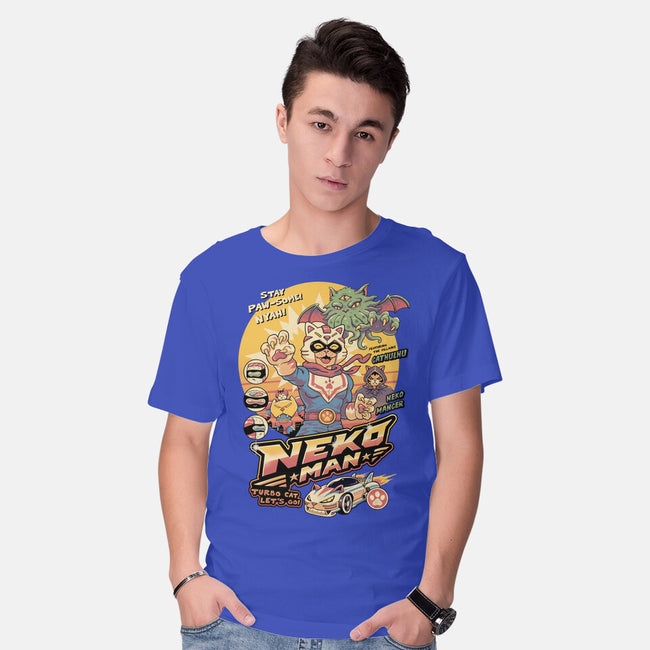 Neko Man-Mens-Basic-Tee-vp021