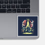 An Epic Battle-None-Glossy-Sticker-zascanauta