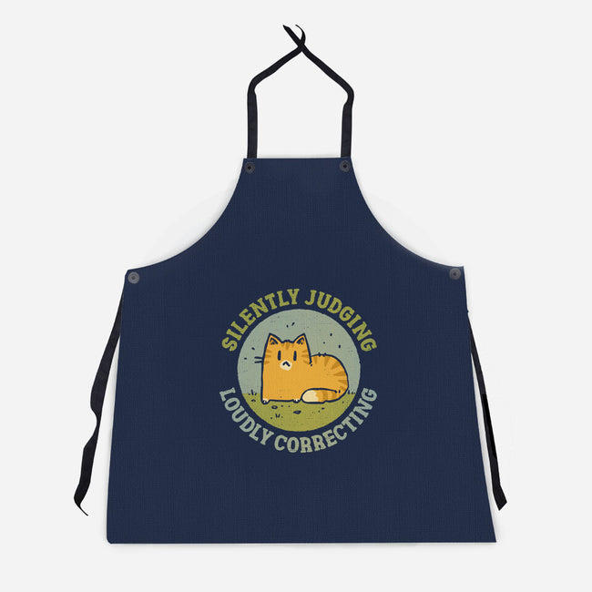 Silently Judging-Unisex-Kitchen-Apron-kg07