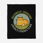 Silently Judging-None-Fleece-Blanket-kg07